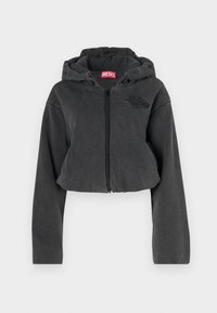 ENERDÌ - Bluză de molton cu fermoar - black