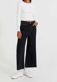 PULL&BEAR Jeans a zampa - black