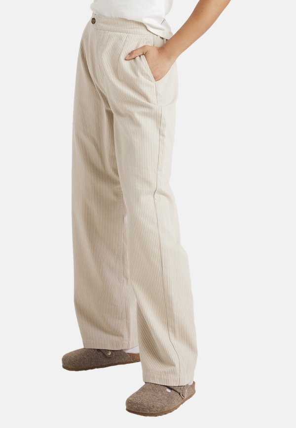 STRIPE -  MIT WEITEN HOSENBEINEN  - Trousers2