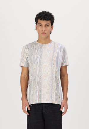 Print T-shirt - beige