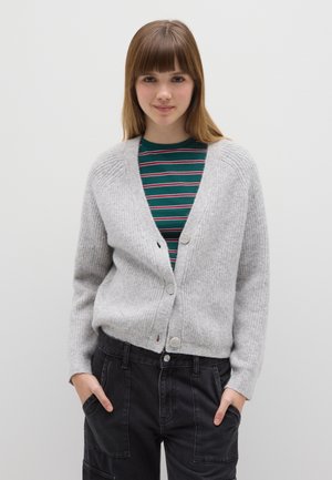 Strickjacke - grey marl