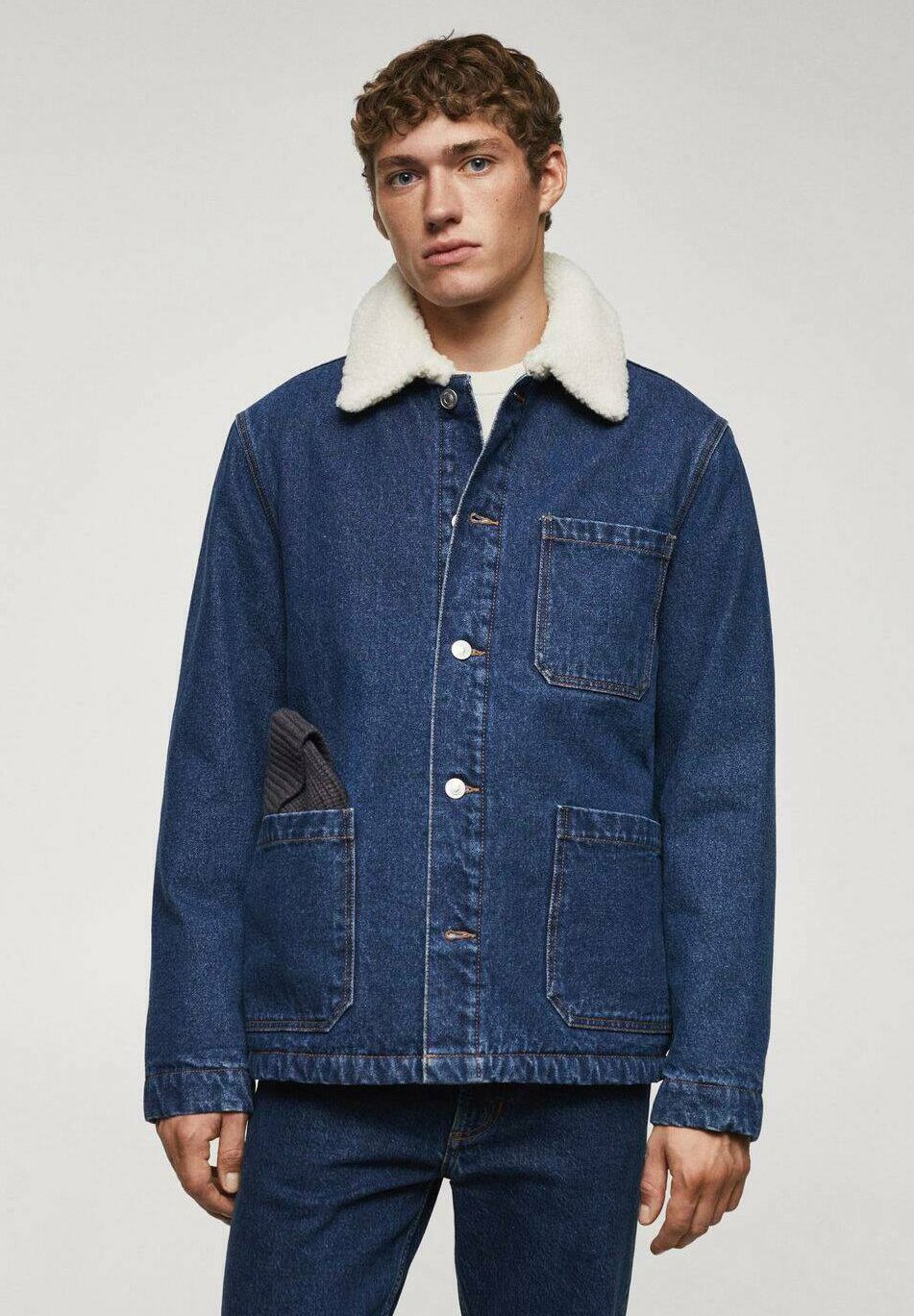 Mango UNION - Jeansjacke - dark blue/dunkelblau - Zalando.de