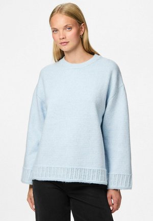 PCORLY O-NECK OVERSIZE - Pullover - cashmere blue