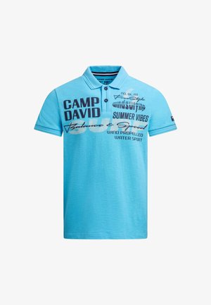 Camp David, CAMP DAVID POLOSHIRT WINDSURFING KURZARMSHIRT MIT POLOKRAGEN - Polo - hellblau