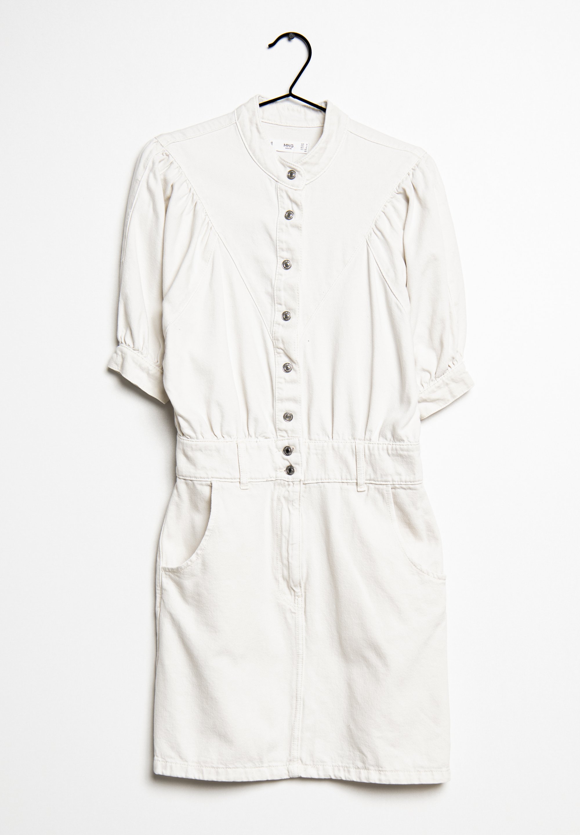 mango white denim dress MANGO - A-line denim dress off White