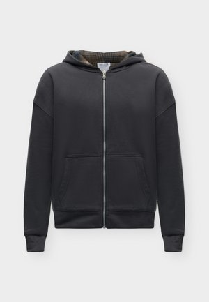 Hollister Co., REVERSIBLE BOXY - Sweat zippé - black