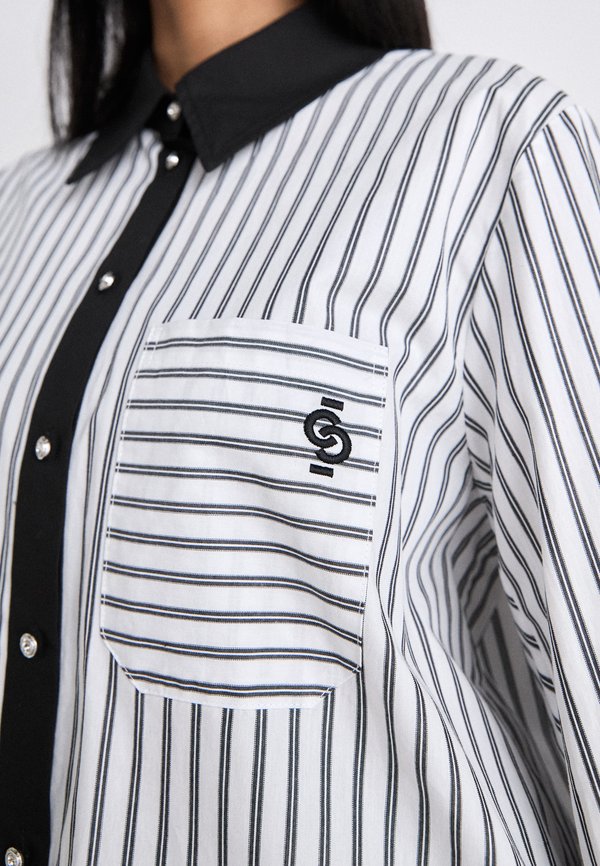 BRENDA - Button-down blouse - noir2