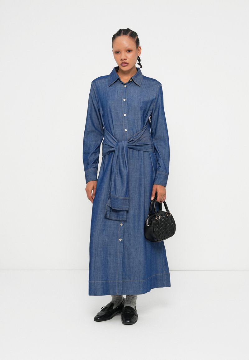 veda denim dress Petal and Pup Women's Maxi These Veda Lace Patchwork Denim Smocked Maxi Dress Summer Bridesmaid Kurta:5XL