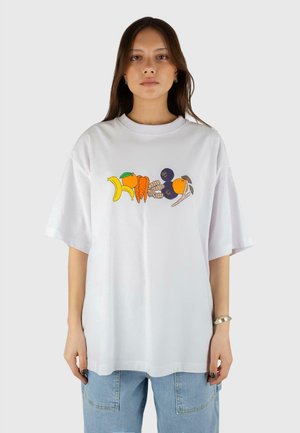 FROOTZ TEE - Tričko s potlačou - white