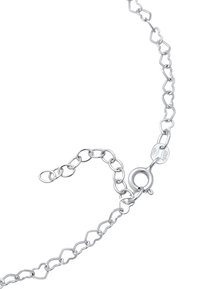 Elli HEART FOOTCHAIN - Ankelkæder - silberfarben