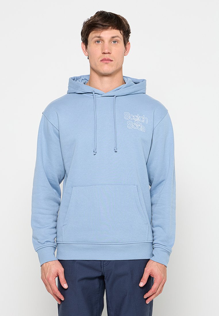 Scotch & Soda Hoodie lichtblauw