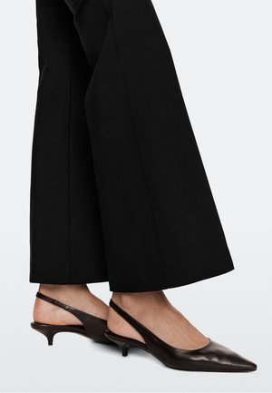 Massimo Dutti, SLINGBACK HEEL SHOE - Classic heels - dark brown