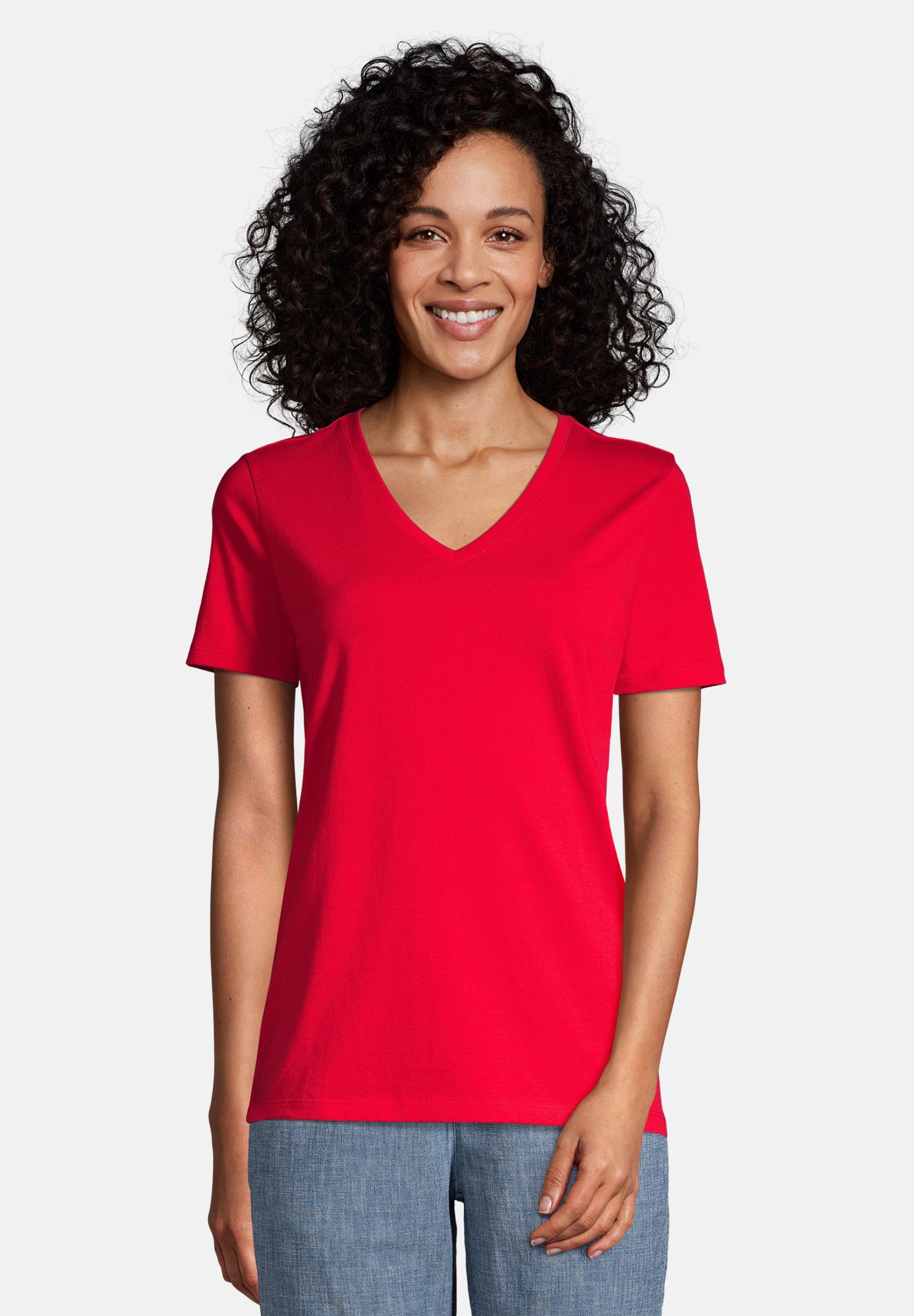 Basic T-shirt - compass red 