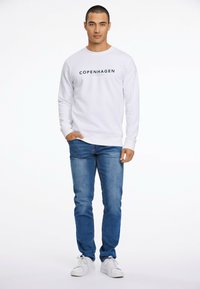 Lindbergh O-NECK - Felpa - white