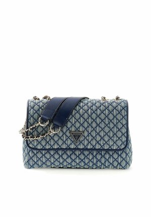 Guess, GIULLY II 2 COMPARTMENT CONVERTIBLE FLAP - Sac bandoulière - denim