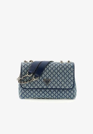 Guess, GIULLY II 2 COMPARTMENT CONVERTIBLE FLAP - Sac bandoulière - denim