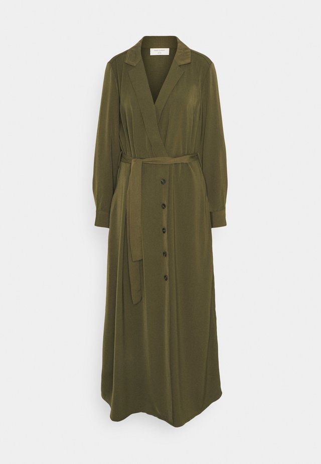 FQDEE - Robe longue - olive night