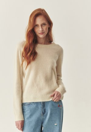 BELLA - Svetrík - meringue beige