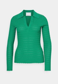 HONEYCOMB STITCH - Striktrøje - grass