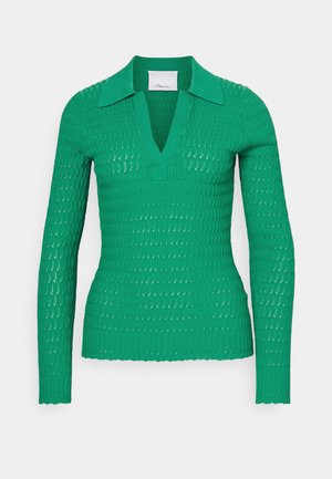 HONEYCOMB STITCH - Svetrík - grass