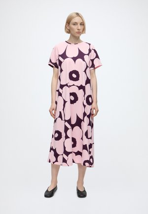 Marimekko PISTEINEN UNIKKO - Robe t-shirt - light pink/dark purple