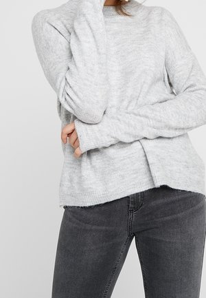 Pullover - mottled light grey