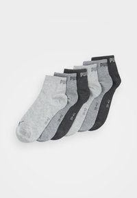 Puma - UNISEX  6 PACK - Sportsokken - grey combo Miniatuurafbeelding 1