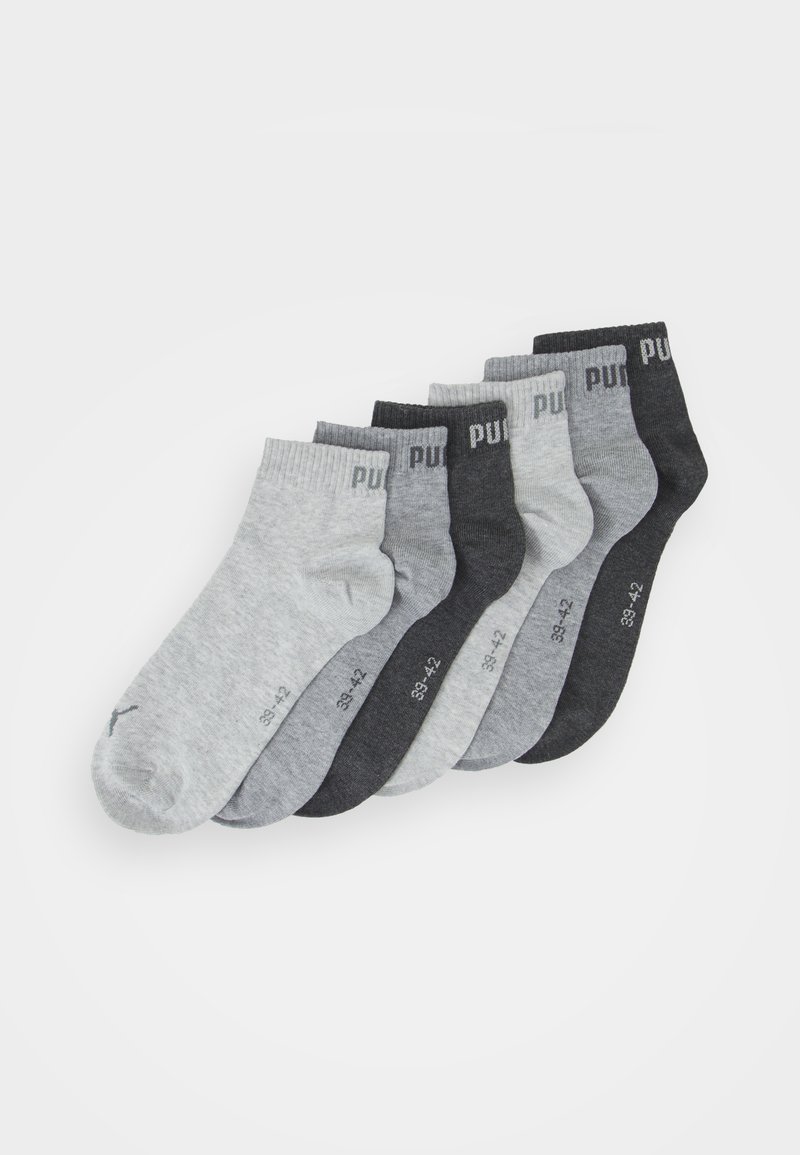 Puma UNISEX 6 PACK - Calcetines de deporte - grey combo