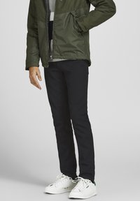 Jack & Jones Junior JJIGLENN JJORIGINALAM JR - Vaqueros slim fit - black denim