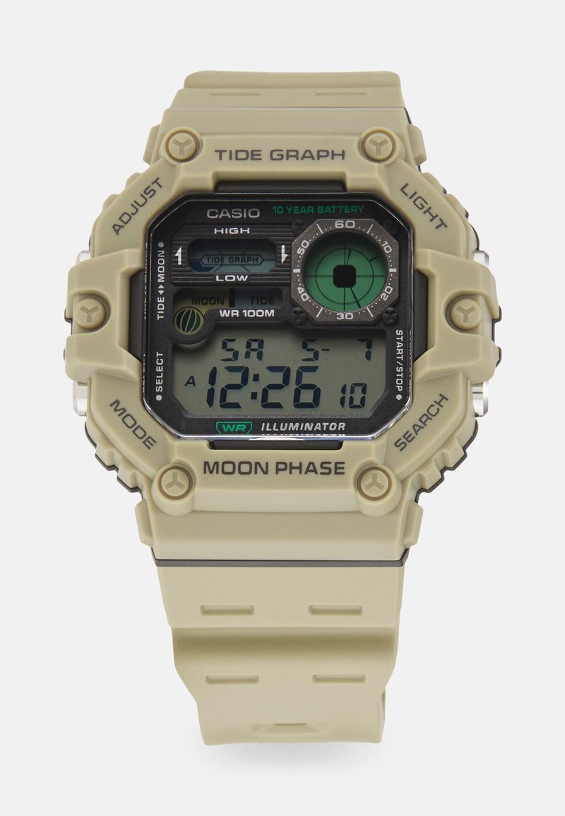 Casio Digitaluhr - light brown/sand - Zalando