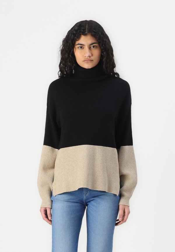 VIRIL BLOCKING ROLL - Strickpullover