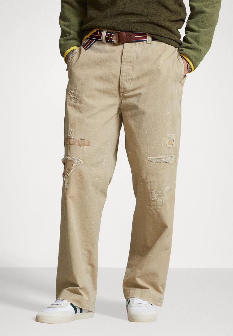 Polo Ralph Lauren FLAT FRONT Trousers lattimer/beige Zalando.ie
