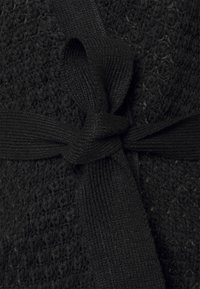 VILA VILIOMY LONG OPEN CARDIGAN - Kardigán - black