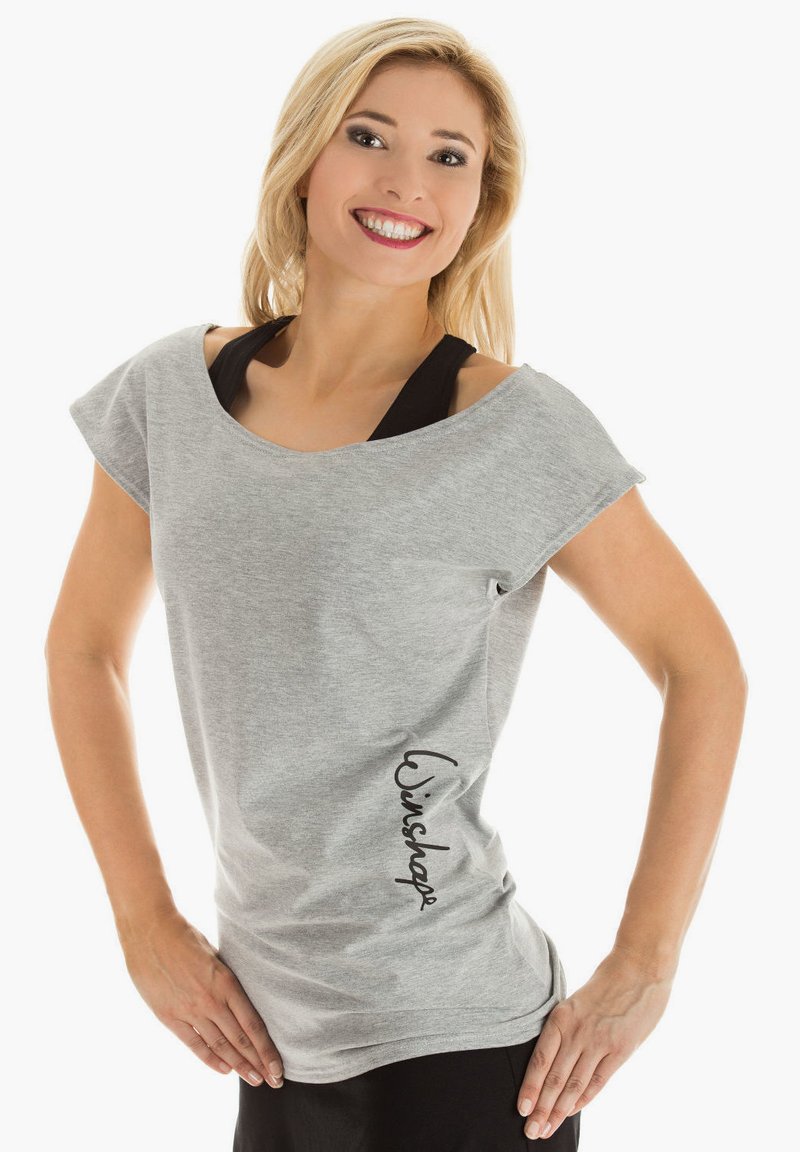 Winshape - Camiseta estampada - grey melange, Ampliar