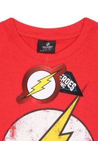 Henry Tiger DC COMICS FLASH LOGO - Triko s potiskem - red