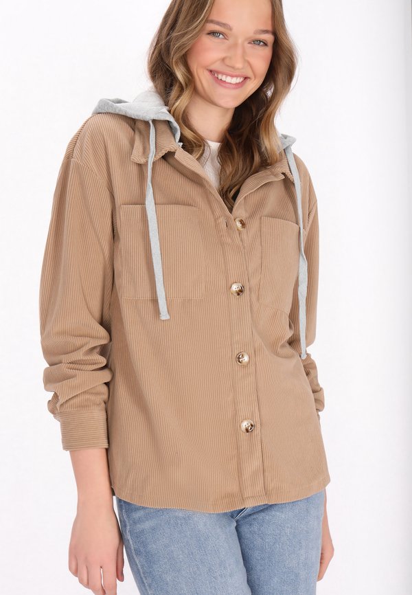 Leichte Jacke - khaki nude