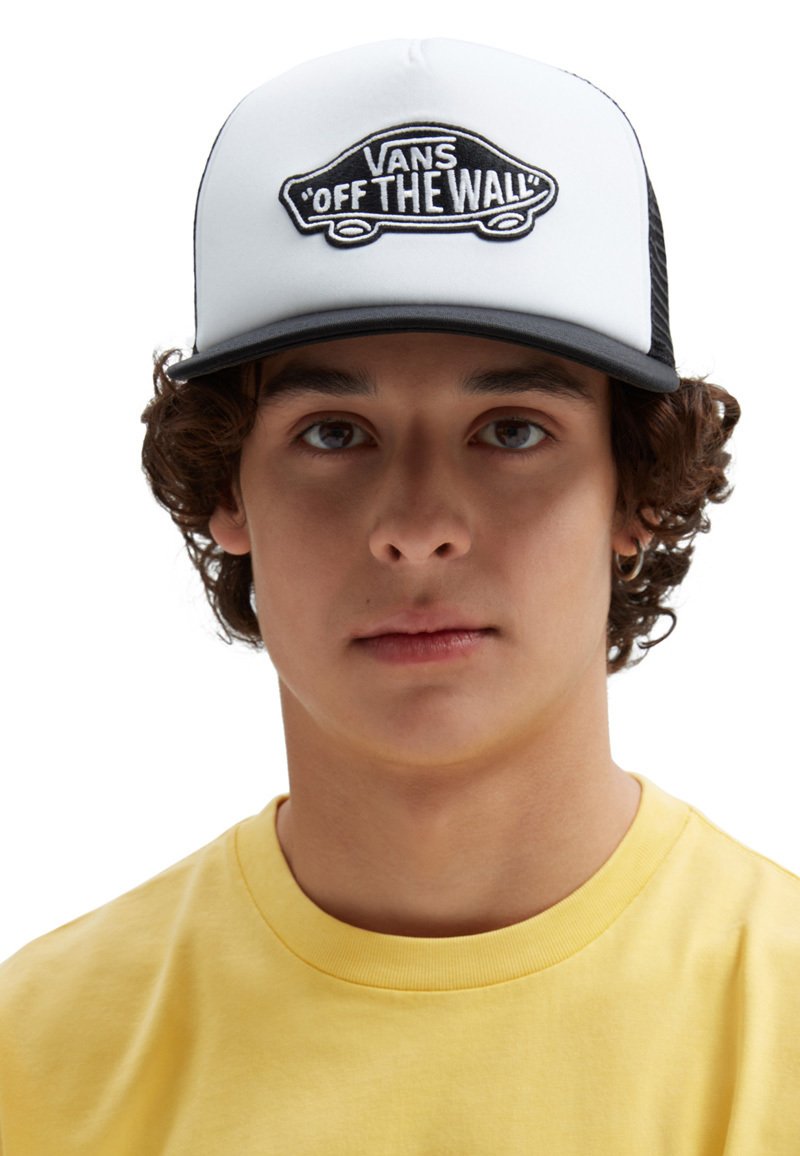 Vans CLASSIC PATCH CURVED BILL TRUCKER Casquette black white