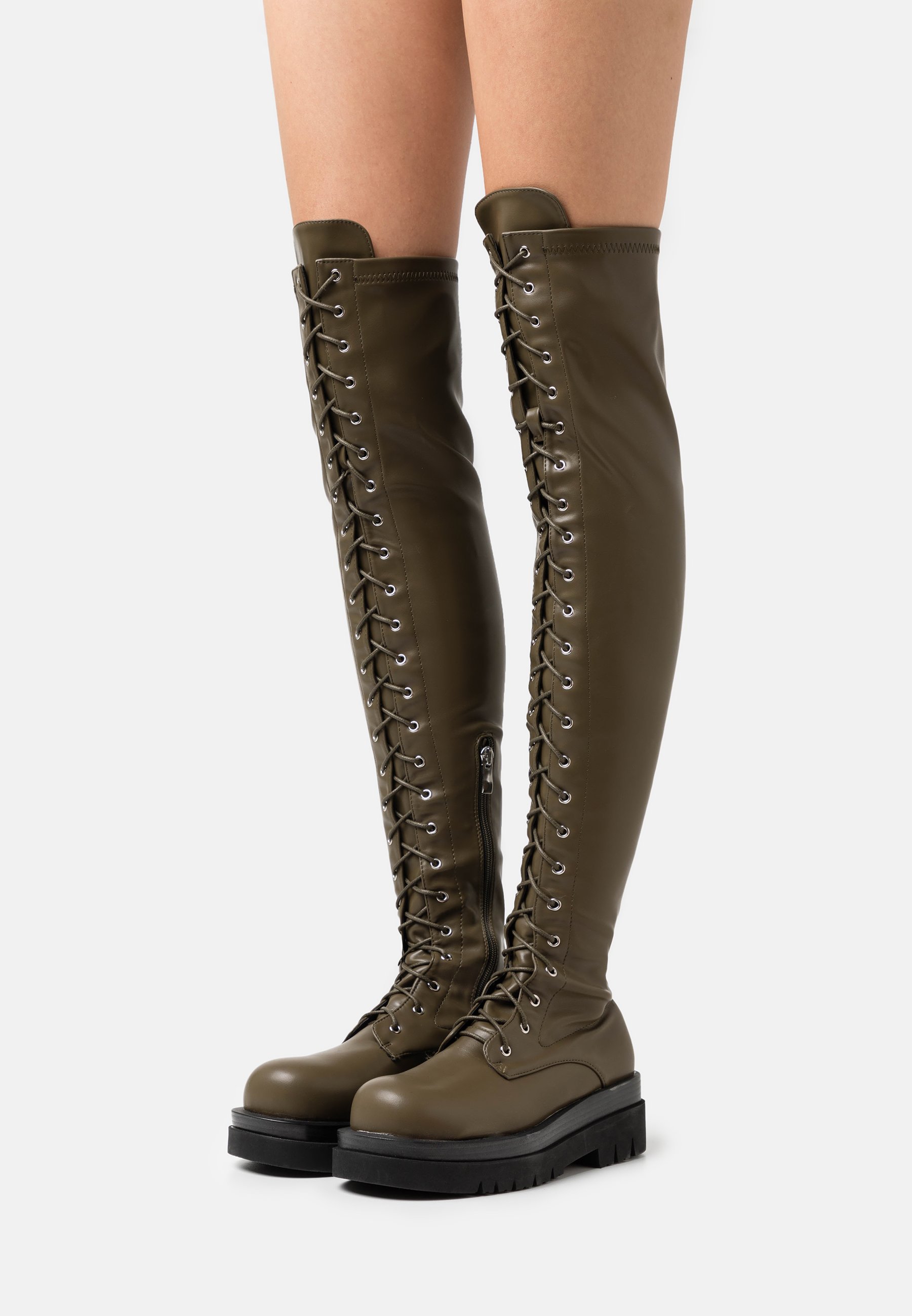 RAID BERNICE - Botas mosqueteras - green/caqui - Zalando.es