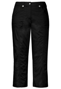 7/8 RETROUSSABLE POCHES - Pantalones - black