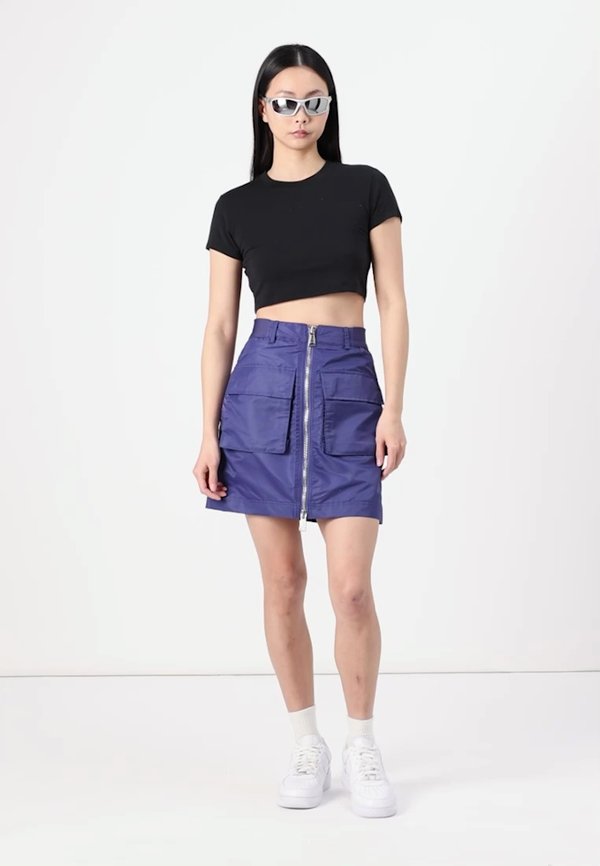 UTILITY - Mini skirt - night purple2