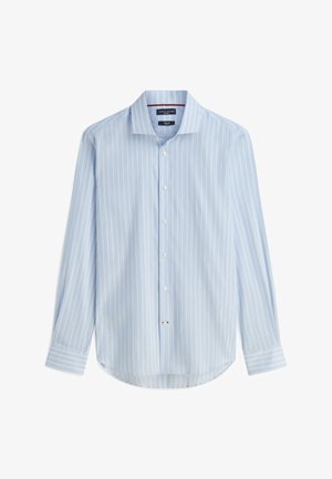 Tommy Hilfiger, TOMMY HILFIGER NEW YORK LABEL SLIM FIT FLEX COLLAR SHIRT - Skjorter - blue spell multi