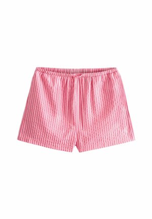 Next, TEXTURED STRIPE TIE WAIST - REGULAR FIT - Lühikesed püksid - pink