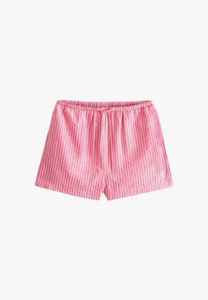 Next, TEXTURED STRIPE TIE WAIST - REGULAR FIT - Lühikesed püksid - pink
