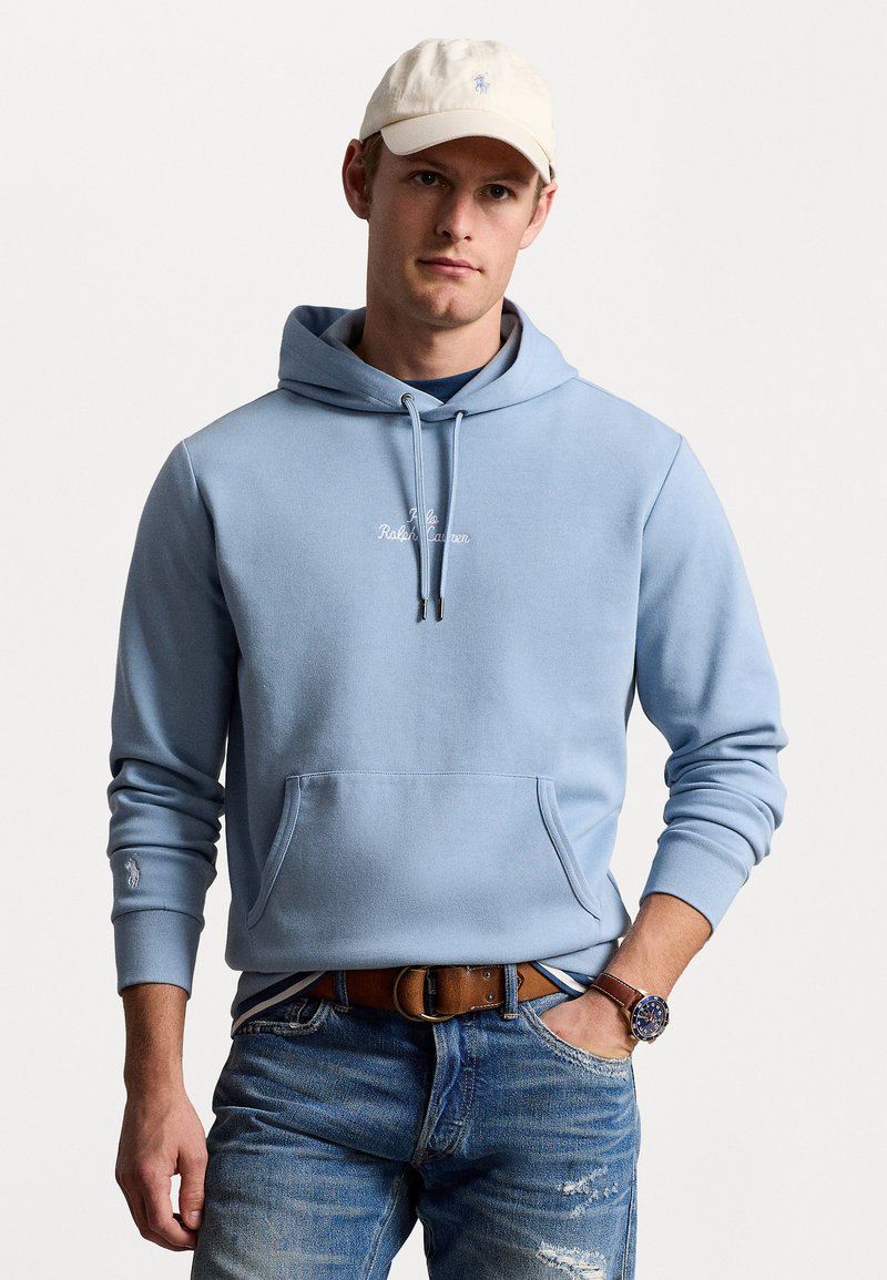 Polo Ralph Lauren LOGO DOUBLE KNIT HOODIE - Džemperis su gobtuvu - vessel blue