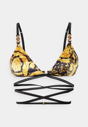 Versace UNDERWEAR BRA STRETCH BAROCCO PRINT - Soutien-gorge triangle - black/gold