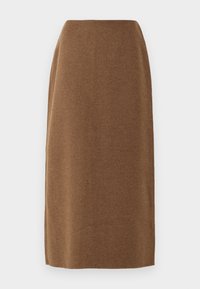 PALOMIE - Fustă tip creion - dark brown