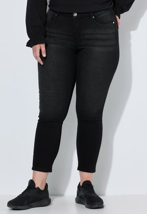 MIAMODA 7/8-JEANS, SLIM FIT, 5-POCKET, KNÖCHELLANG - Jeans Skinny Fit - black