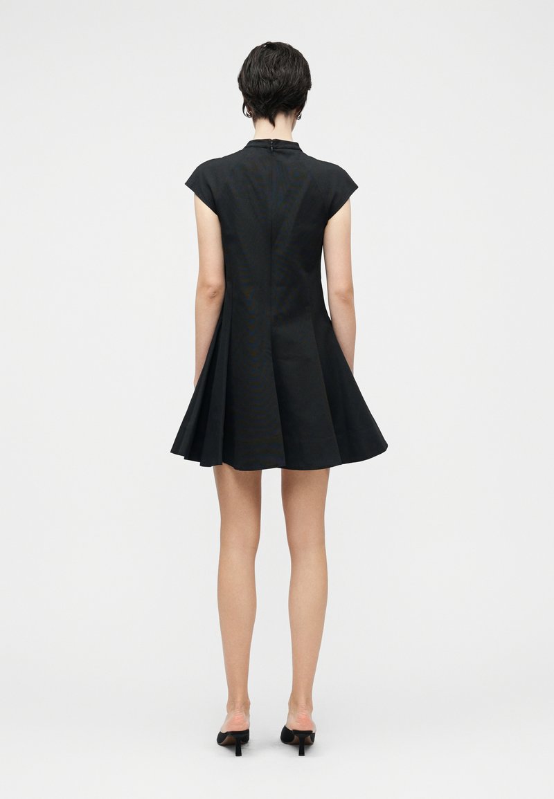 princess polly baby blue dress STAUD STAUD MINI ILANA DRESS BLACK SATIN - R25R2208CT-BLK