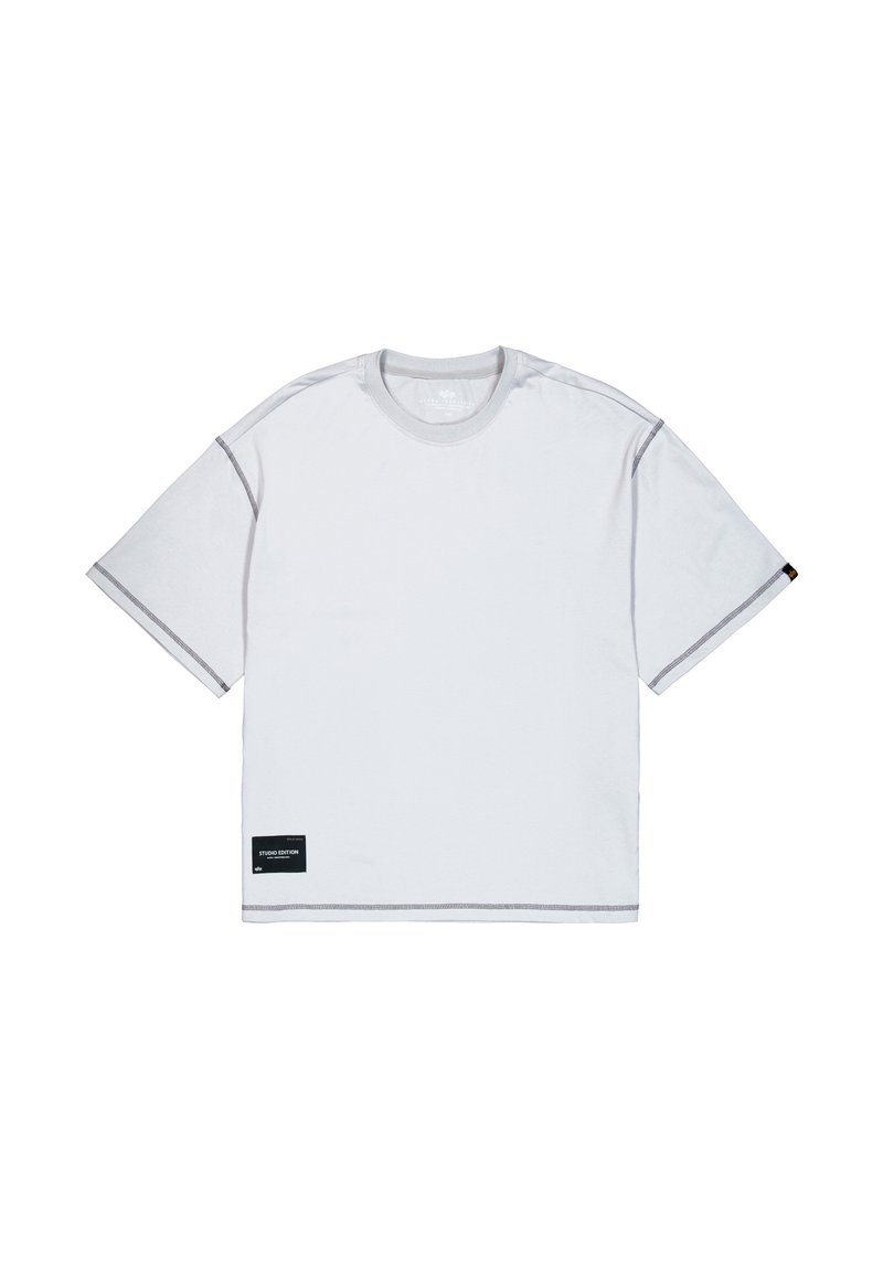 alpha industries T-shirt print grijs