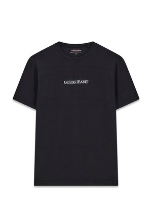 Guess Jeans, BEDRUCKTES LOGO-T-SHIRT - T-shirt imprimé - mehrfarbig schwarz